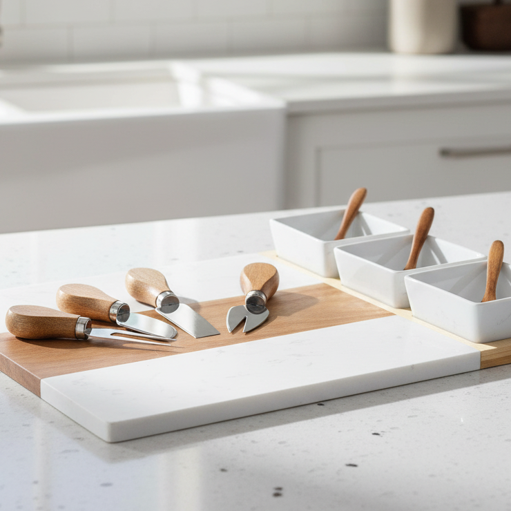 Personalized Marble Serving Board