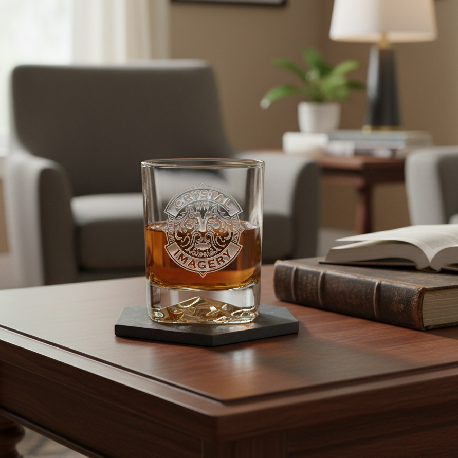 Custom Logo Whiskey Glass