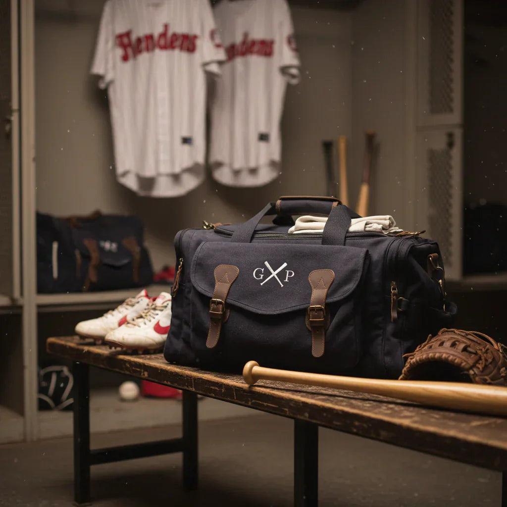 Senior baseball locker room duffle