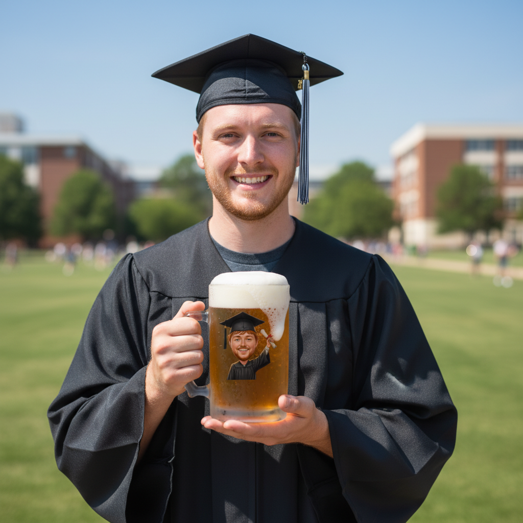Degrees & Drafts Graduation Mug