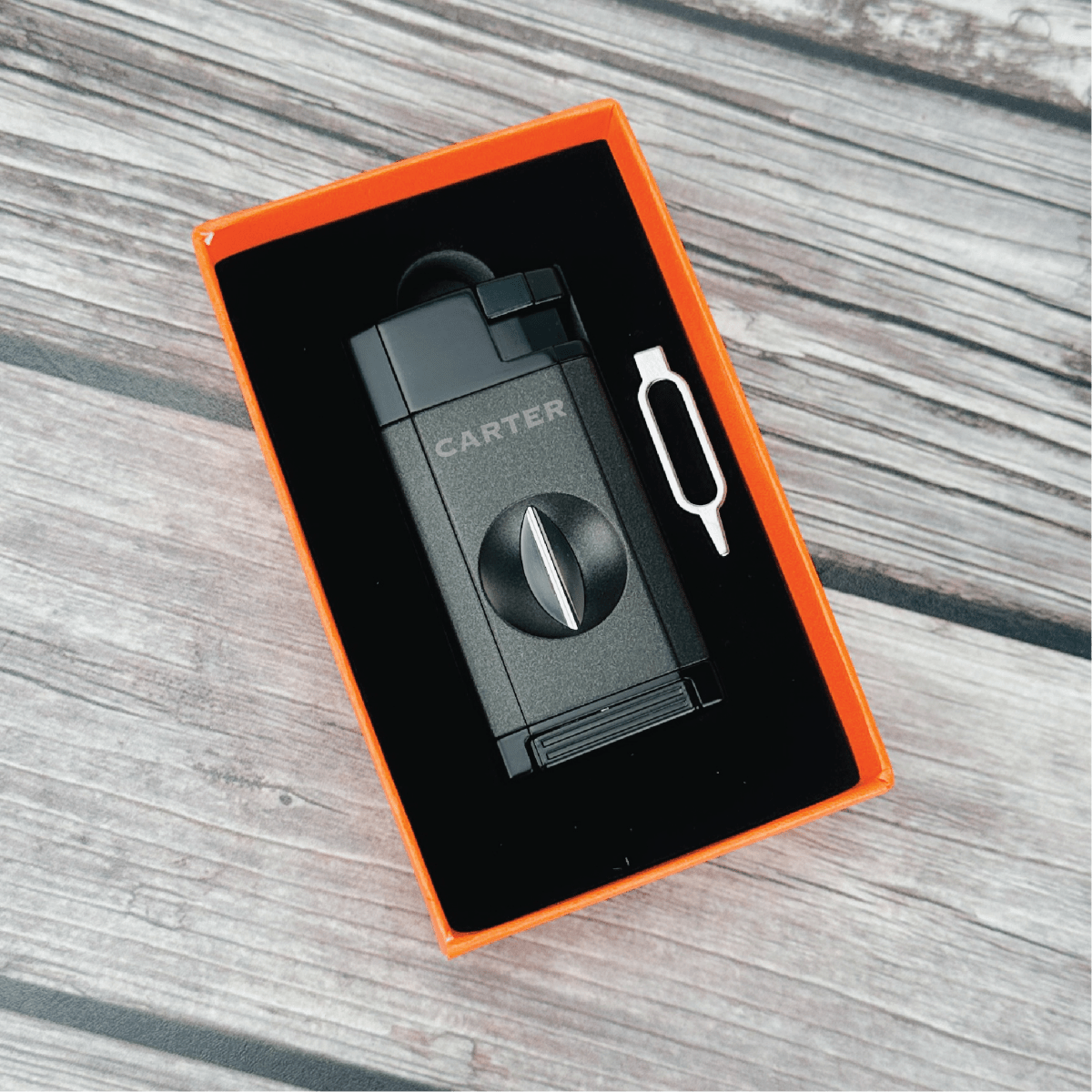 Unique Personalized V - Cut Lighter Customized Cigar Gifts for Men by Groovy Guy