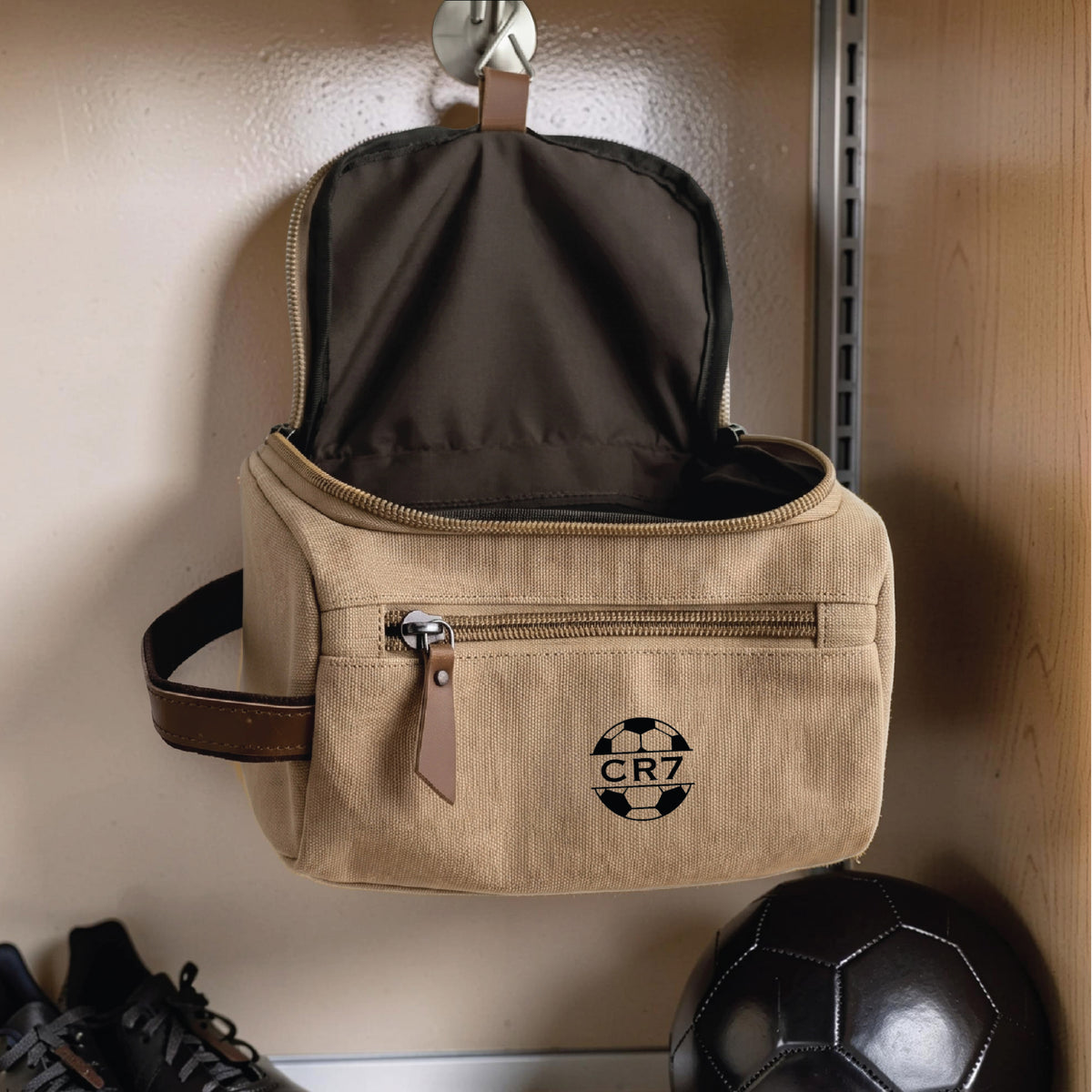 Match Day Personalized Soccer Toiletry Bag