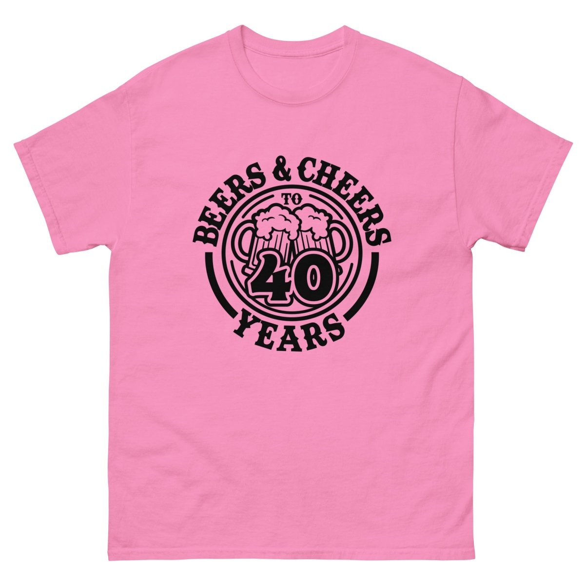 Unique Personalized Cheers to 40 Years Shirt Customized Gifts for Men by Groovy Guy