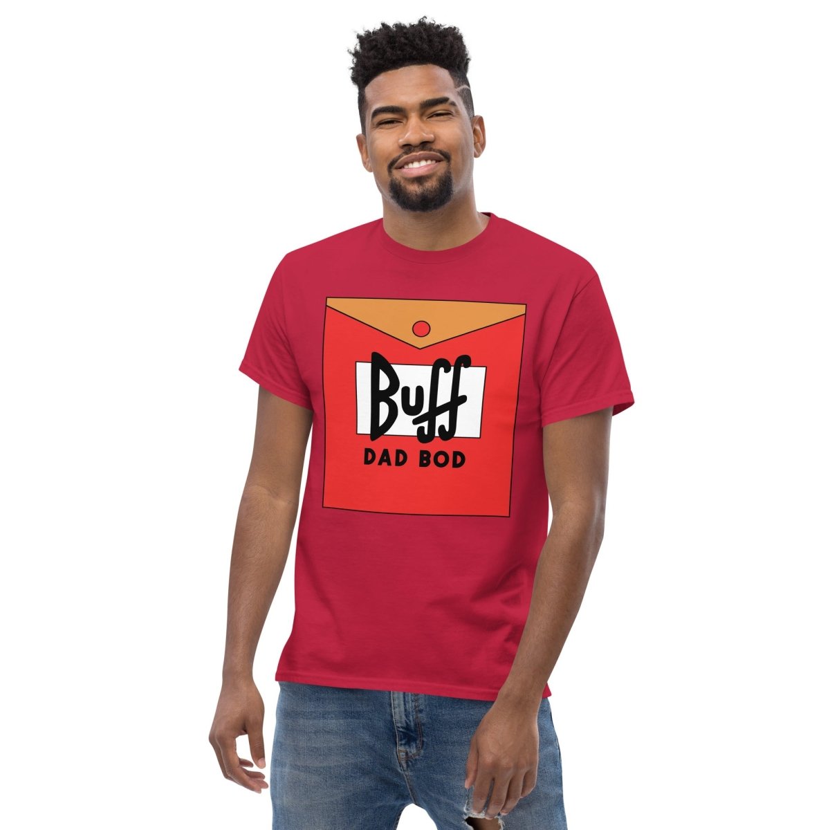 Unique Personalized Dad's Buff Dad Bod Tshirt Customized Gifts for Men by Groovy Guy