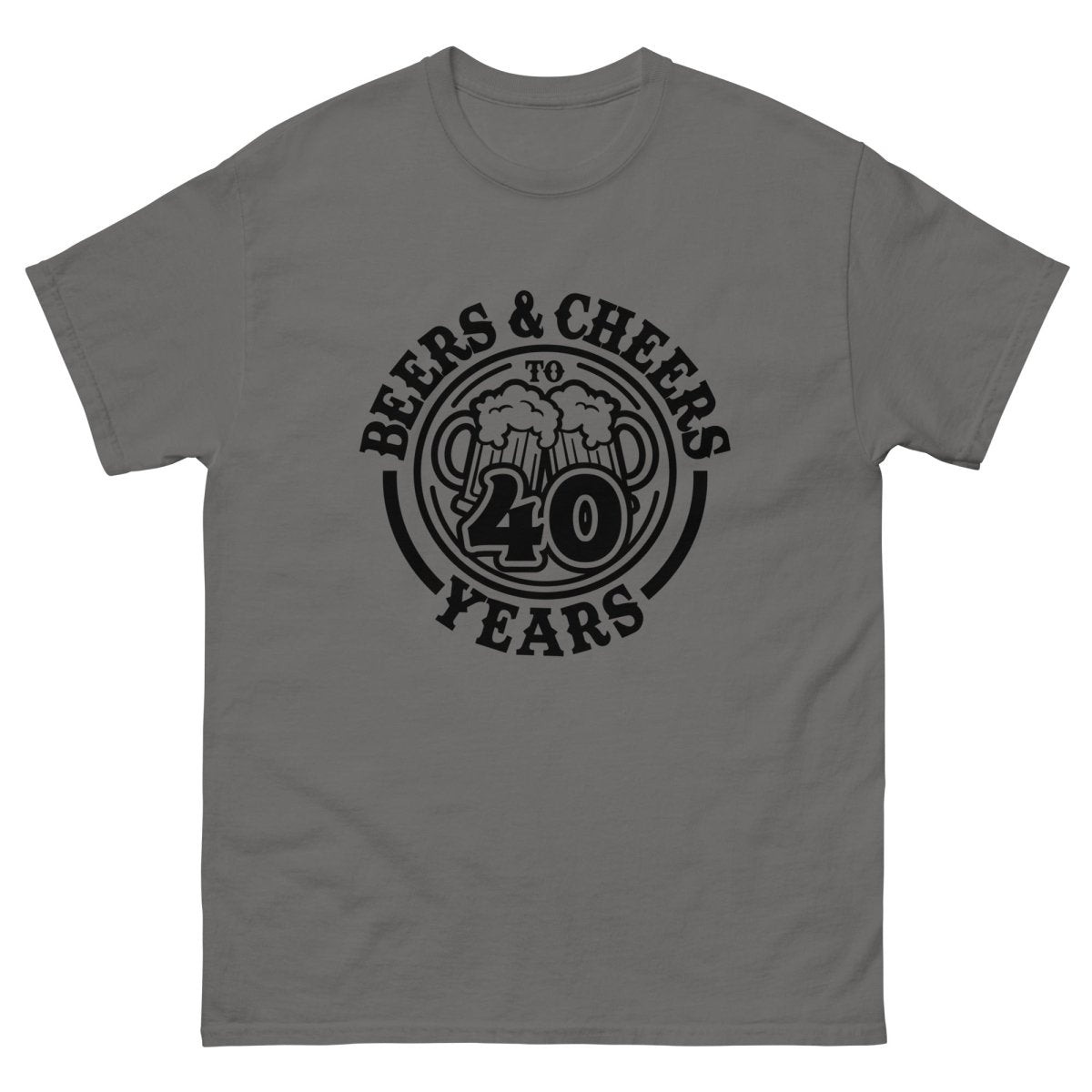 Unique Personalized Cheers to 40 Years Shirt Customized Gifts for Men by Groovy Guy