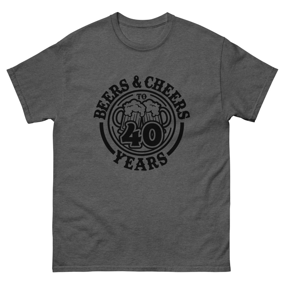 Unique Personalized Cheers to 40 Years Shirt Customized Gifts for Men by Groovy Guy