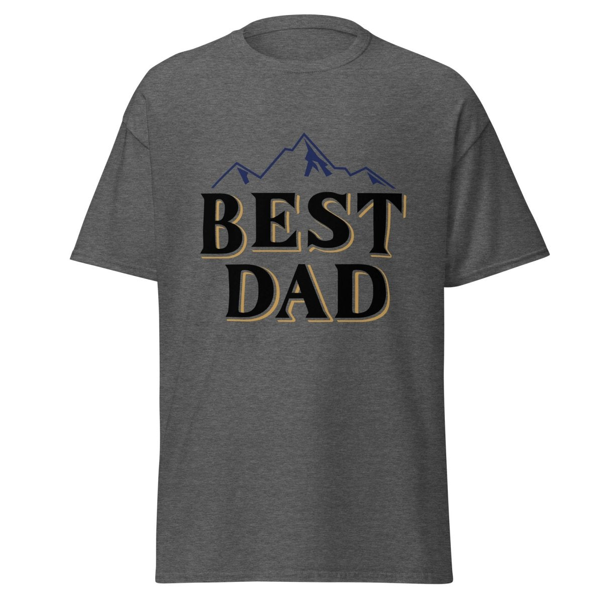 Unique Personalized Best Dad Mountains Shirt Customized Gifts for Men by Groovy Guy