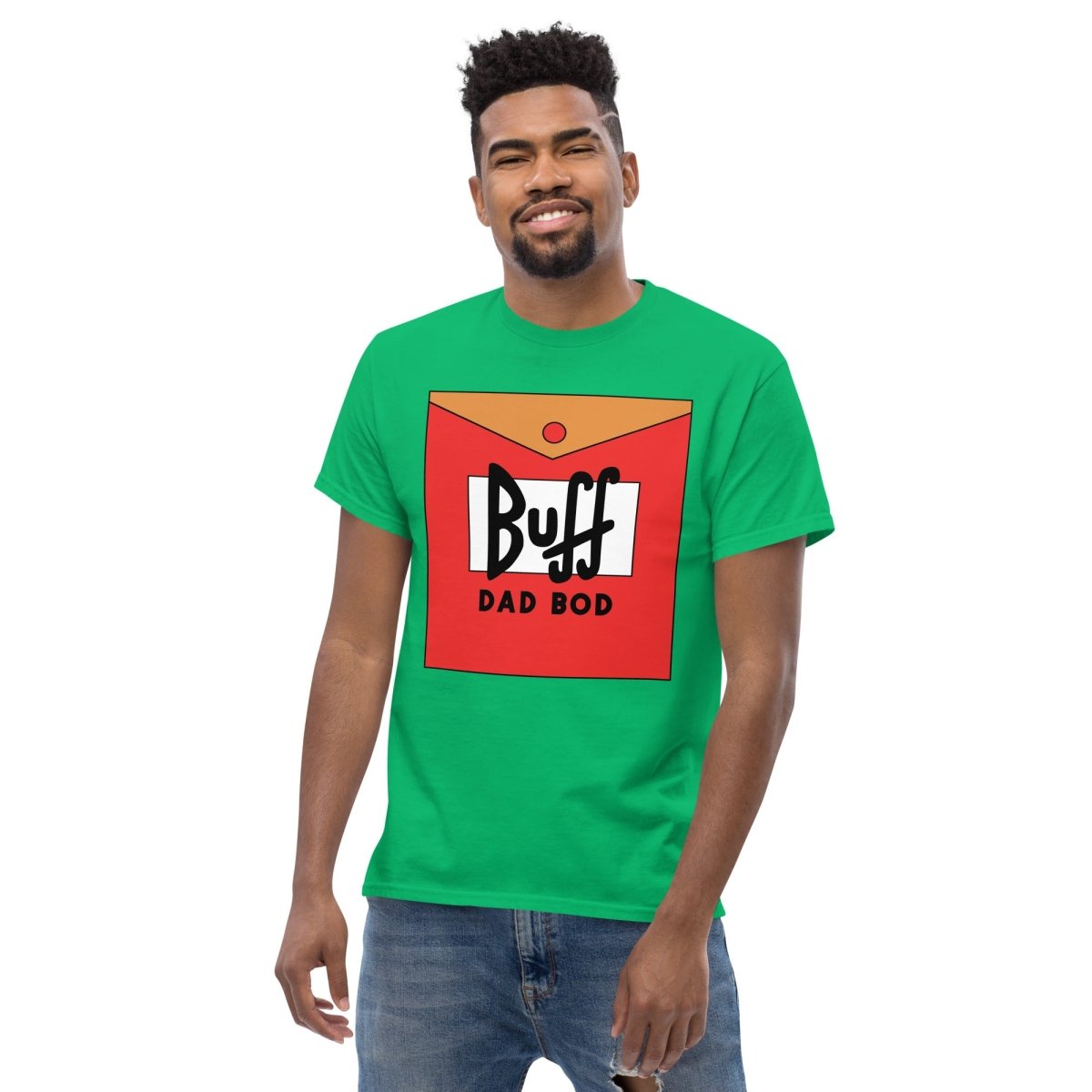 Unique Personalized Dad's Buff Dad Bod Tshirt Customized Gifts for Men by Groovy Guy