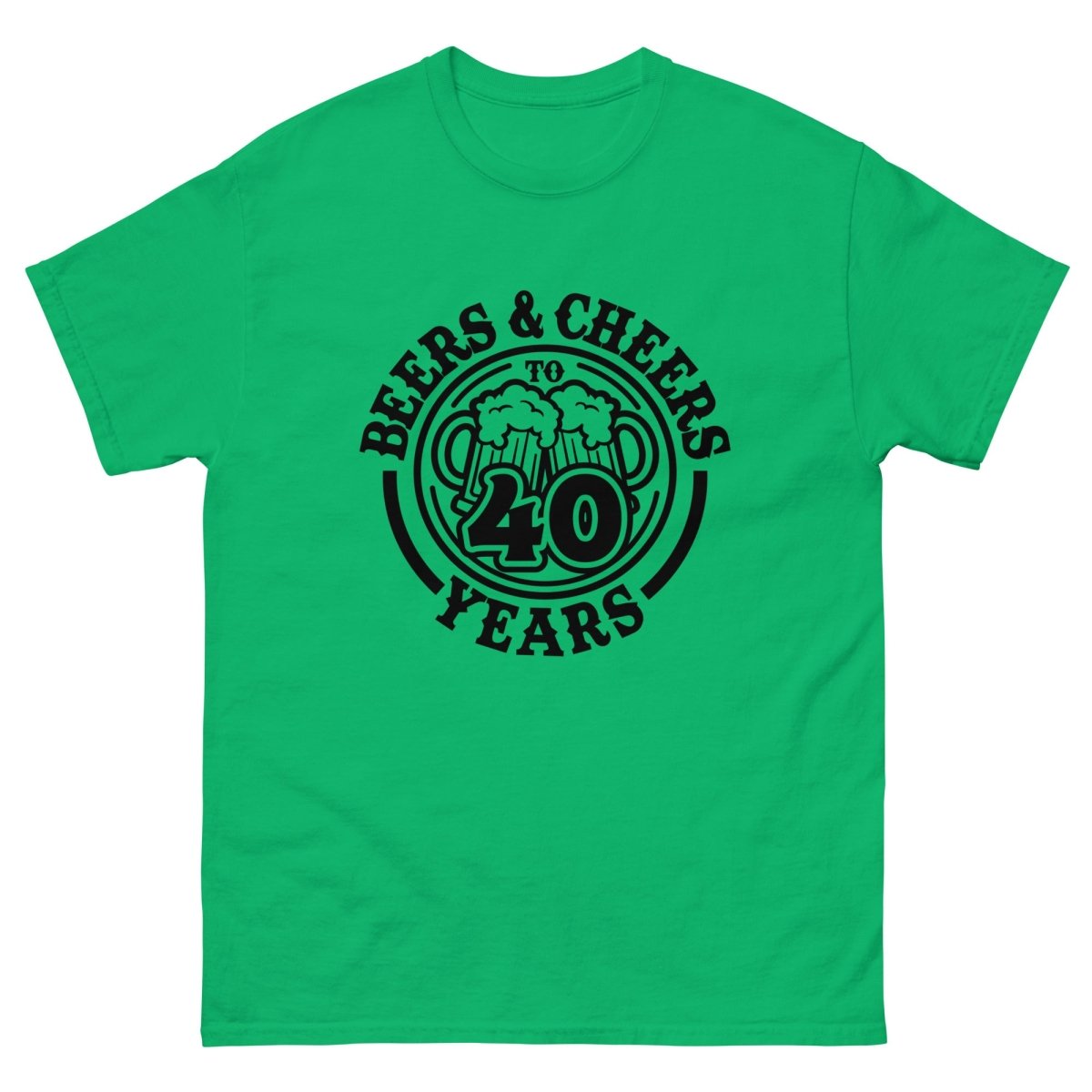 Unique Personalized Cheers to 40 Years Shirt Customized Gifts for Men by Groovy Guy