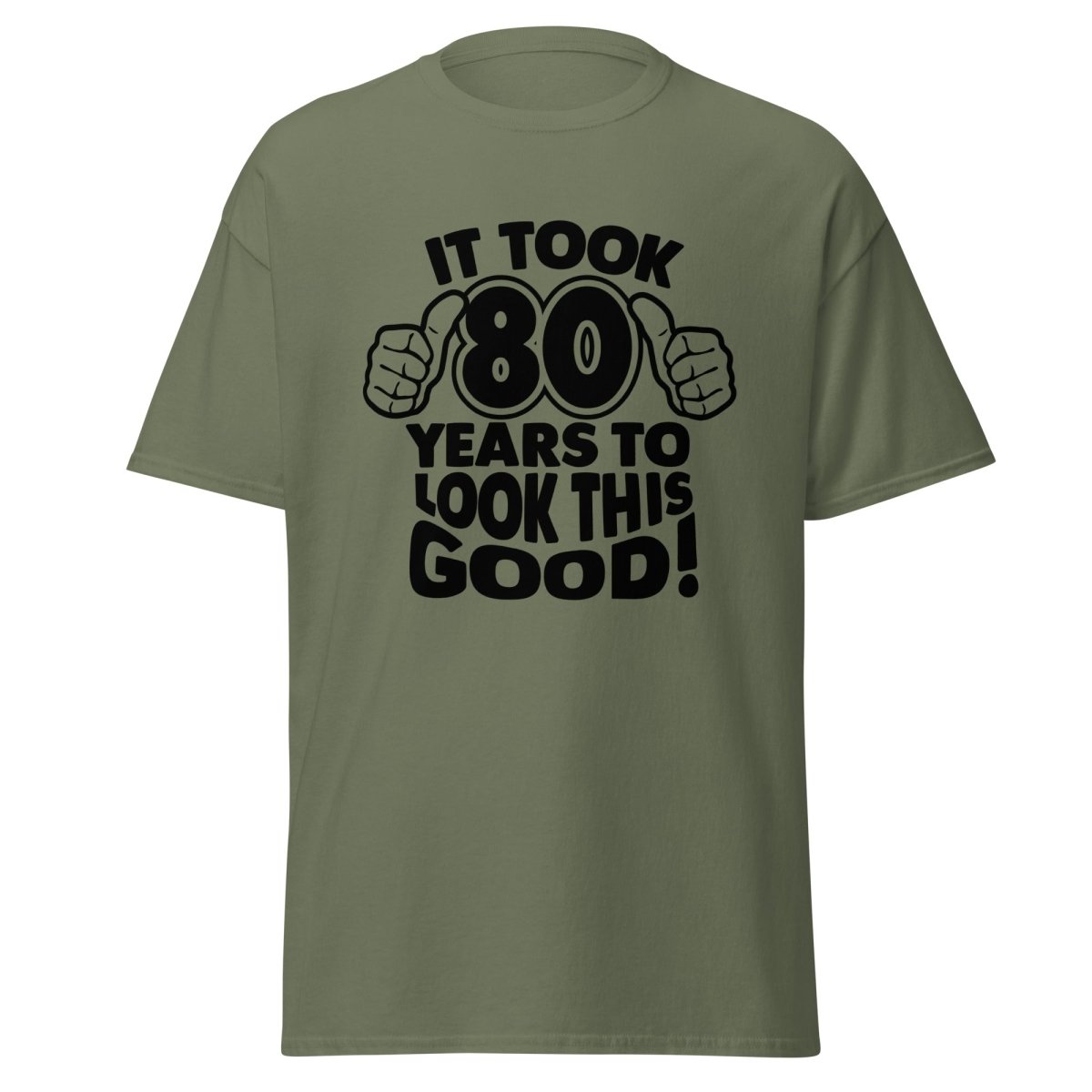 Unique Personalized 80th Birthday Shirt Customized Gifts for Men by Groovy Guy