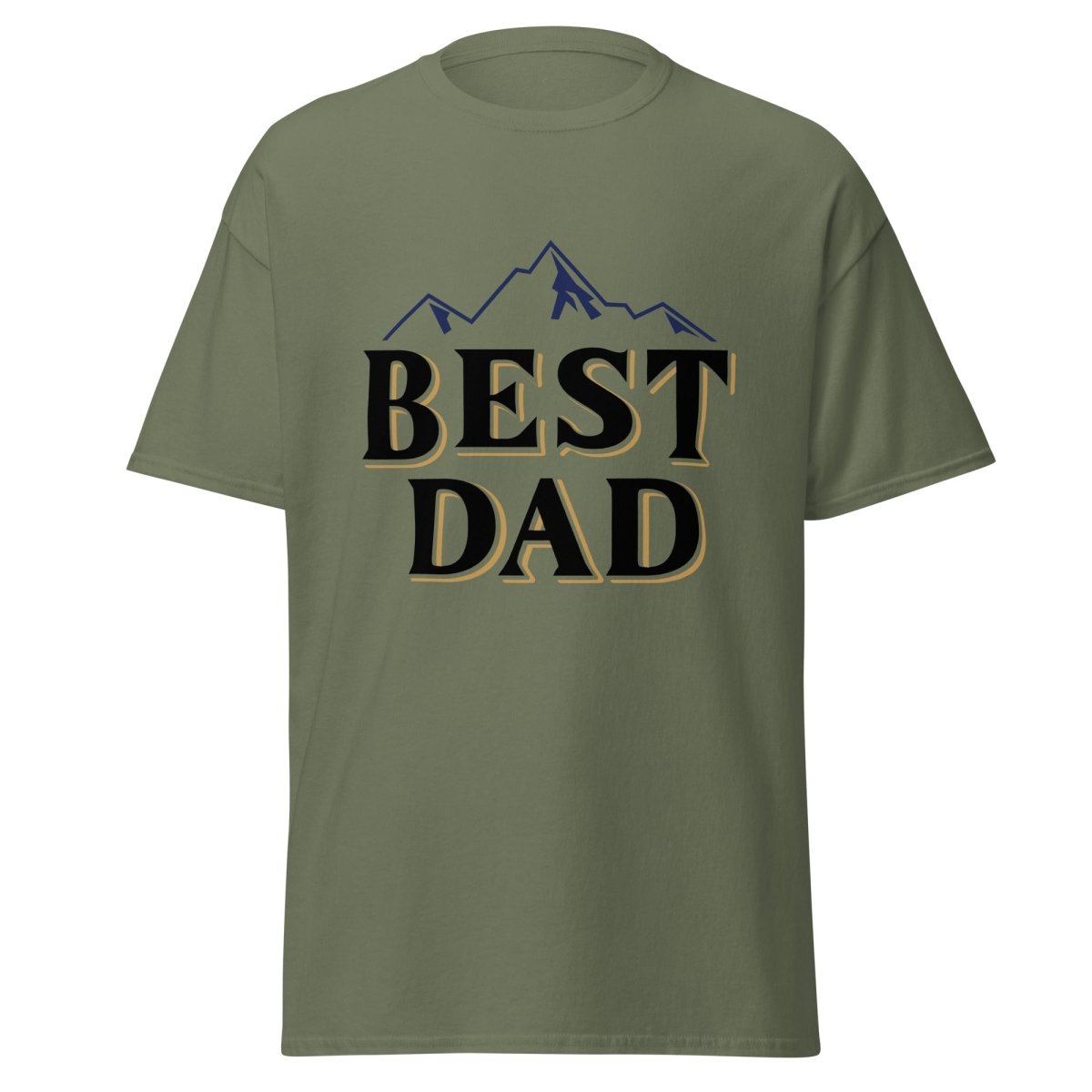 Unique Personalized Best Dad Mountains Shirt Customized Gifts for Men by Groovy Guy
