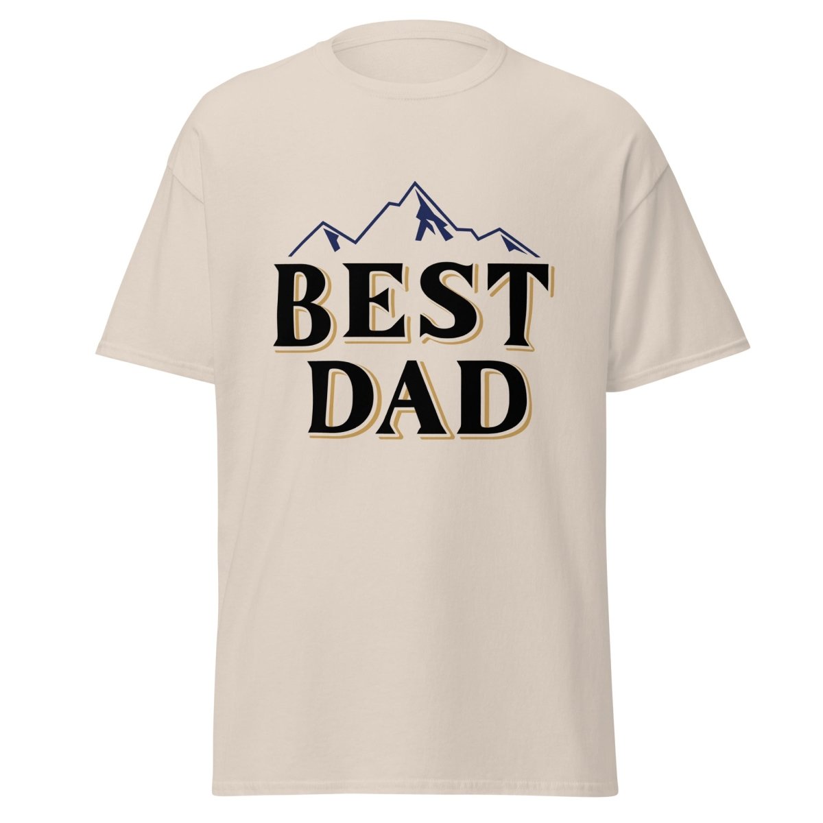 Unique Personalized Best Dad Mountains Shirt Customized Gifts for Men by Groovy Guy