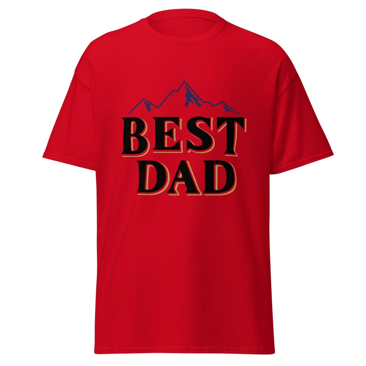 Unique Personalized Best Dad Mountains Shirt Customized Gifts for Men by Groovy Guy