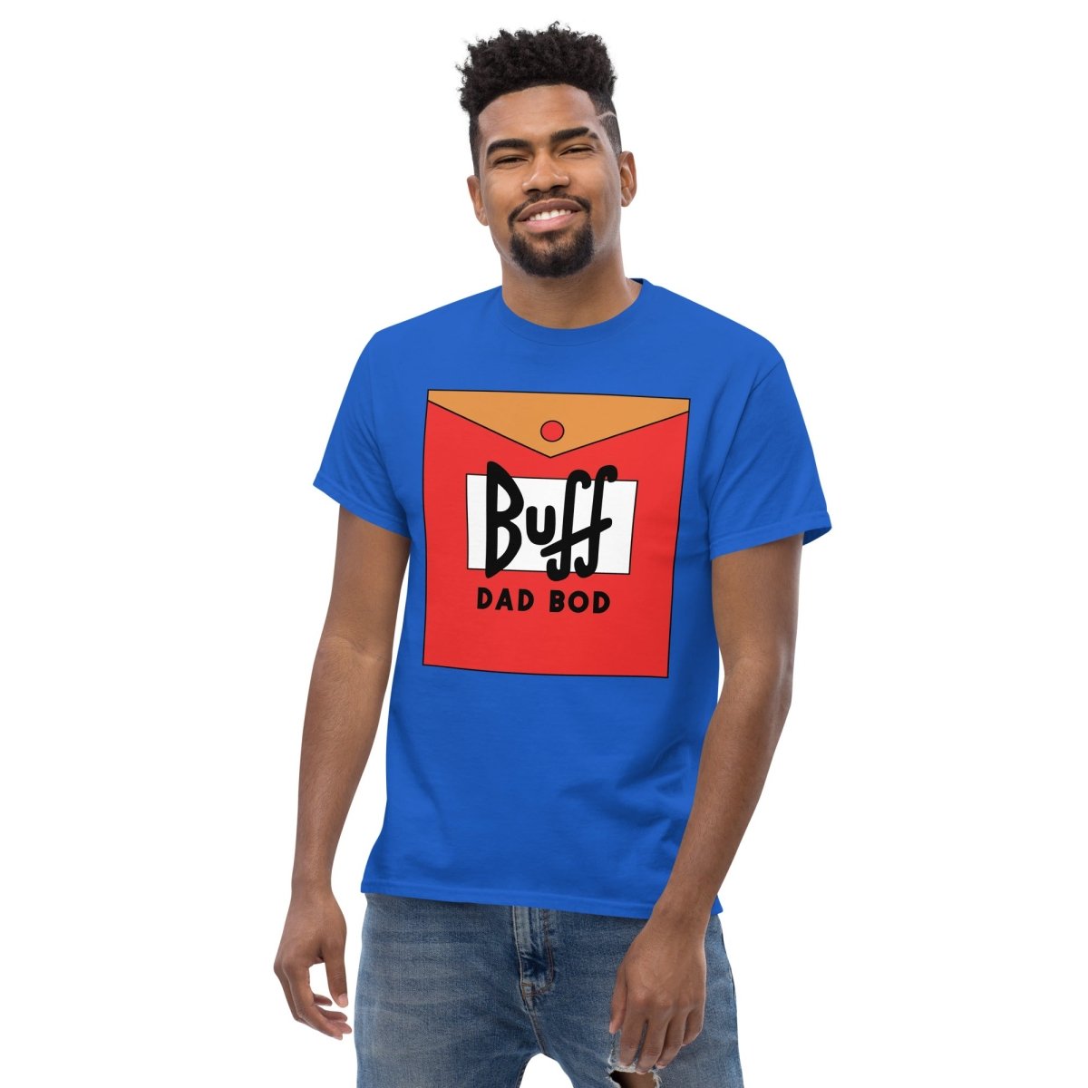 Unique Personalized Dad's Buff Dad Bod Tshirt Customized Gifts for Men by Groovy Guy