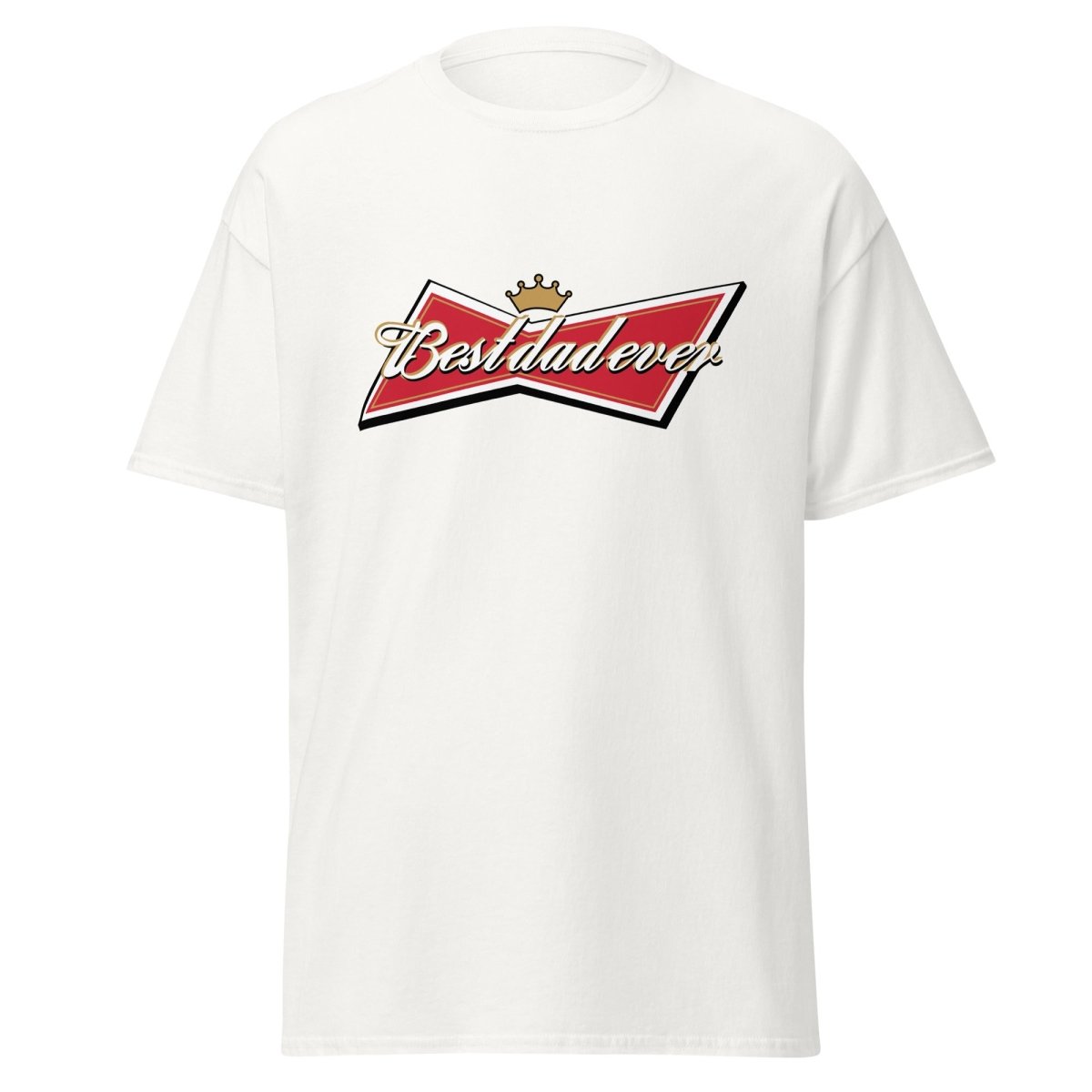 Unique Personalized Best Dad Ever T-Shirt Customized Gifts for Men by Groovy Guy