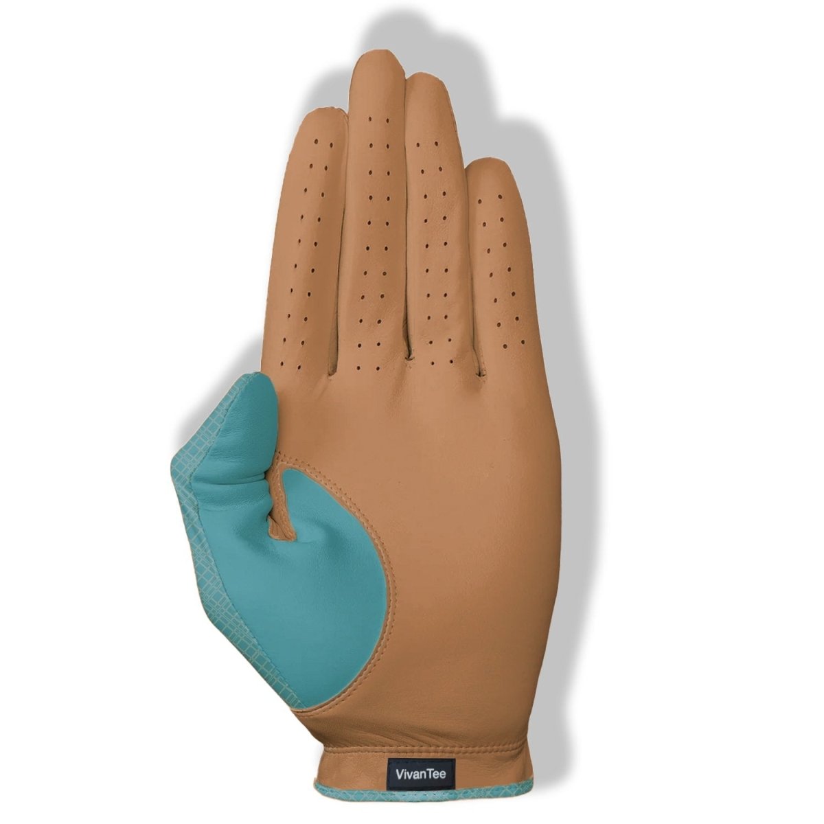 Unique Personalized Harlem Heritage | Men's Orange Golf Glove Customized Men Sized Golf Gloves Gifts for Men by Groovy Guy