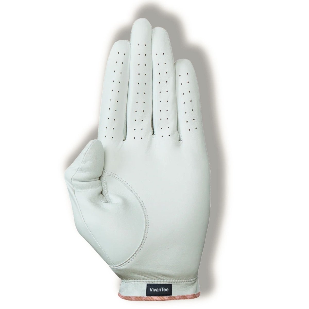 Unique Personalized Soho Blush | Men's Pink Golf Glove Customized Men Sized Golf Gloves Gifts for Men by Groovy Guy