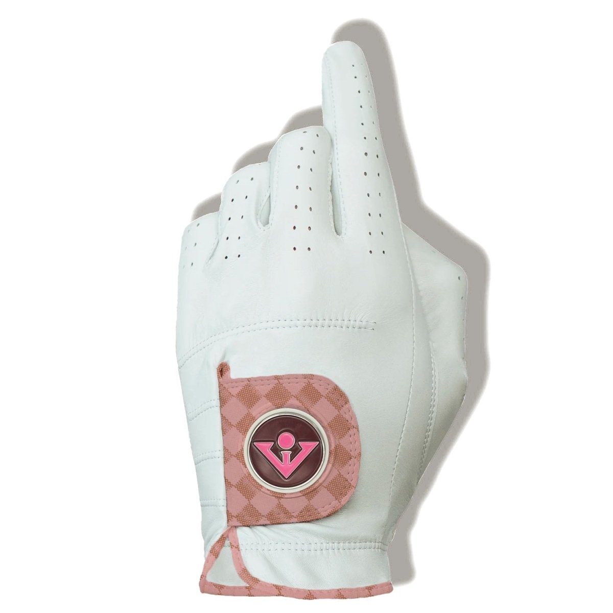 Unique Personalized Soho Blush | Men's Pink Golf Glove Customized Men Sized Golf Gloves Gifts for Men by Groovy Guy