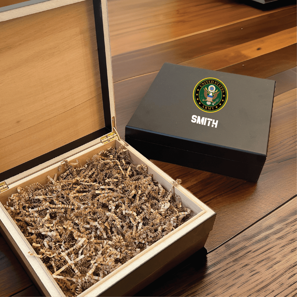 Personalized Military Keepsake Box - Groovy Guy Gifts