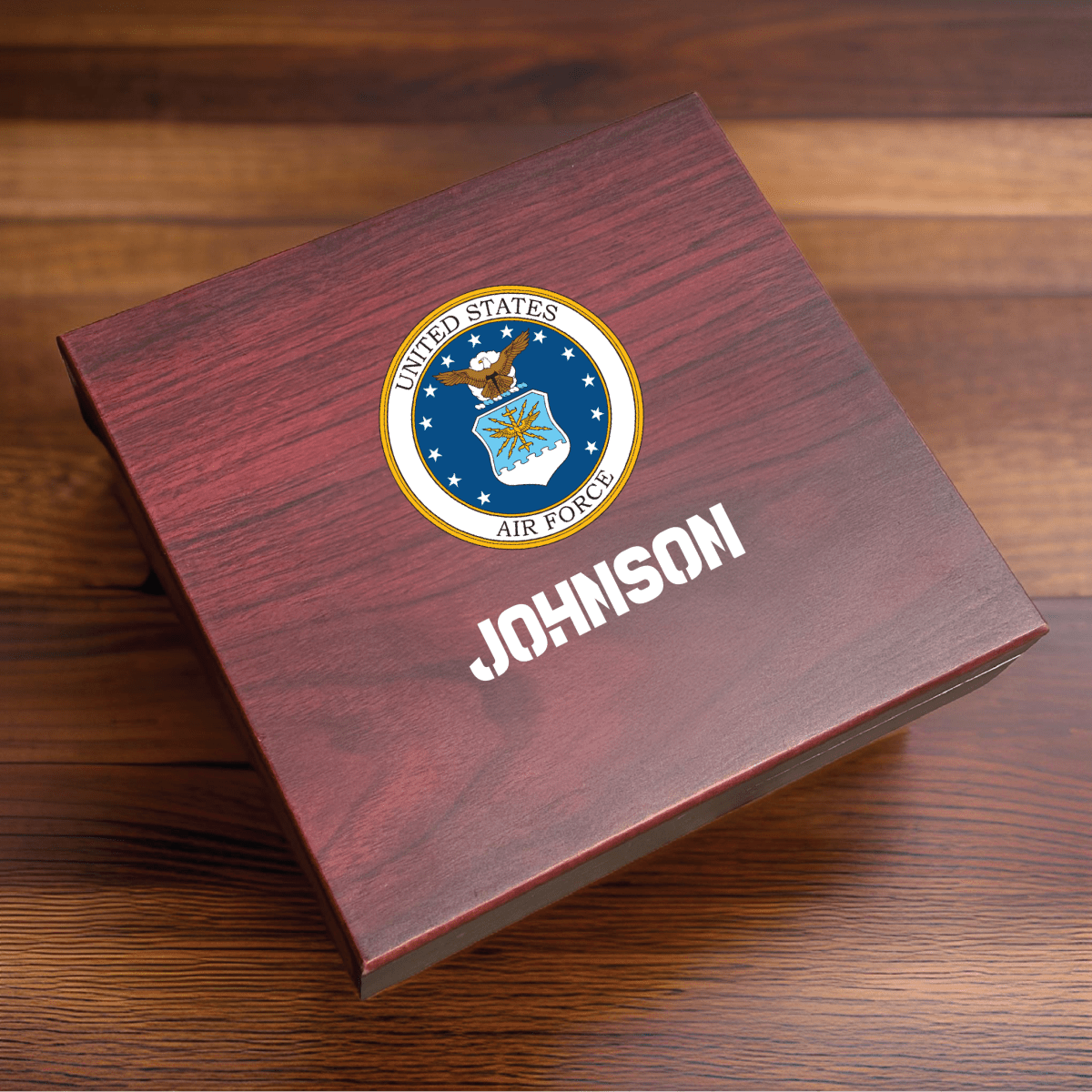 Unique Personalized Personalized Military Keepsake Box Customized Gifts for Men by Groovy Guy