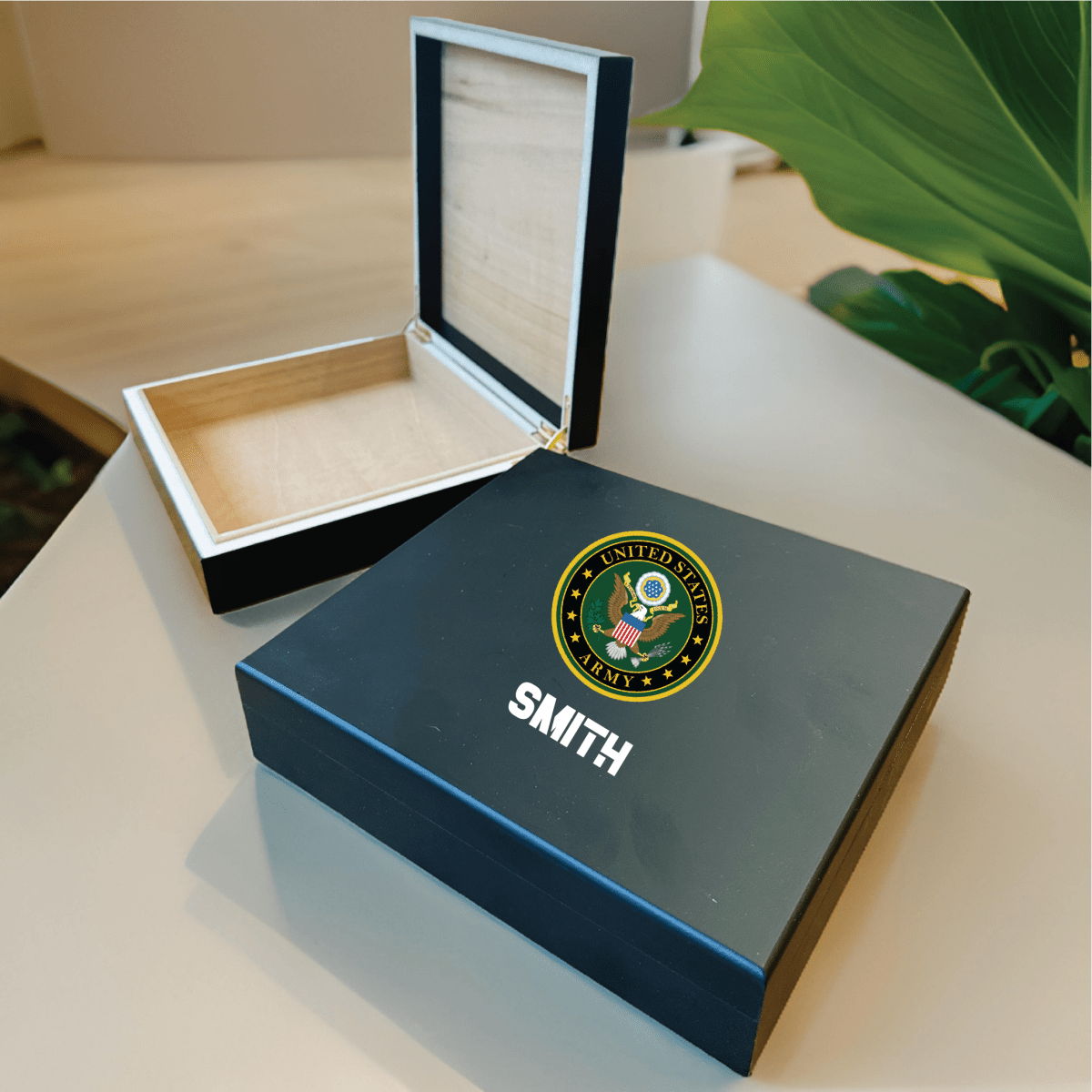 Unique Personalized Personalized Military Keepsake Box Customized Gifts for Men by Groovy Guy