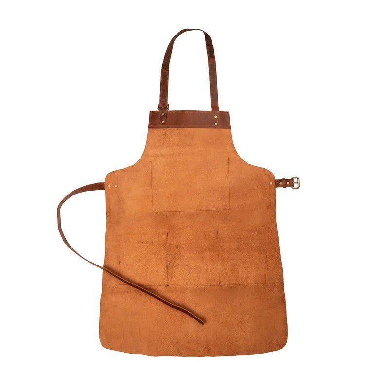 Unique Personalized Artisan Leather Work Apron Customized Apron Gifts for Men by Groovy Guy