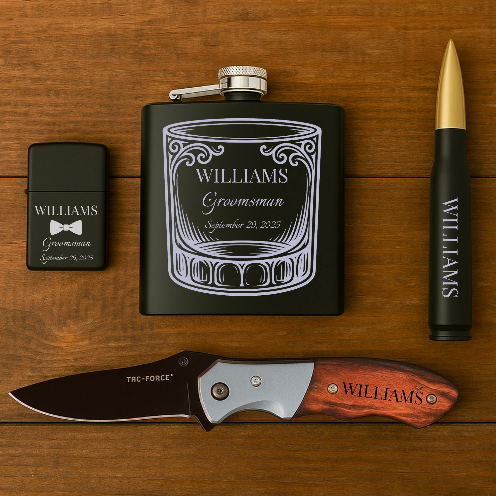 The Five-Star Groomsmen Gift Set