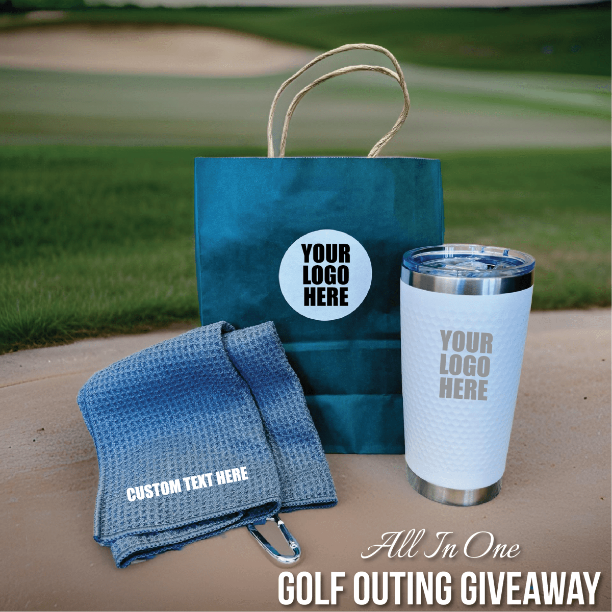 Unique Personalized Golfer's Swag Customized Golf Accessory Sets Gifts for Men by Groovy Guy