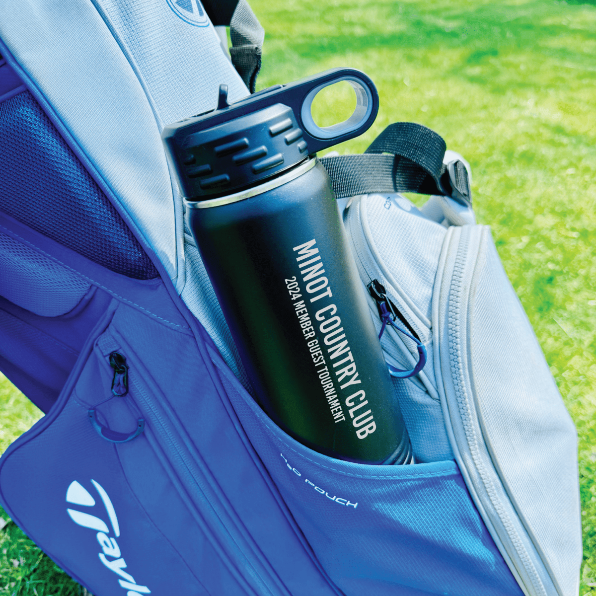 Unique Personalized Golf Tournament Water Bottle Customized Golf Water Bottles Gifts for Men by Groovy Guy