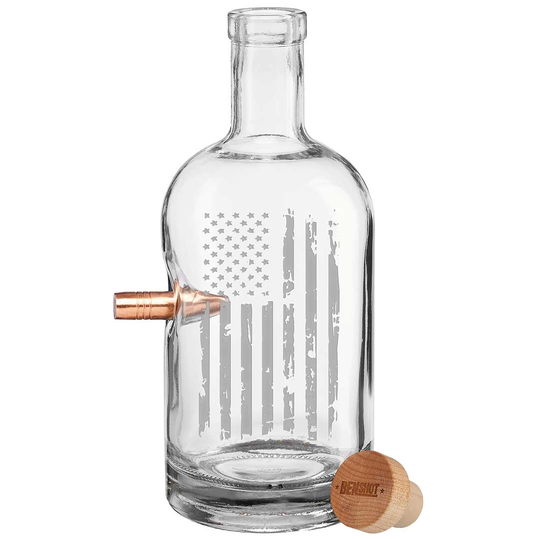Unique Personalized Patriotic Decanter Customized Gifts for Men by Groovy Guy