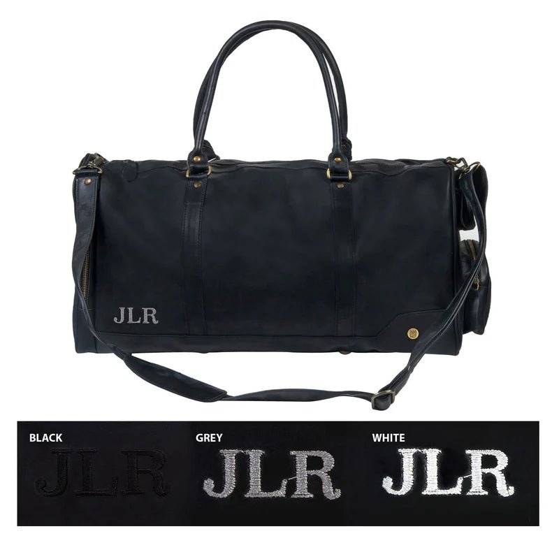 Unique Personalized Businessman Travel Set Customized Duffels Gifts for Men by Groovy Guy