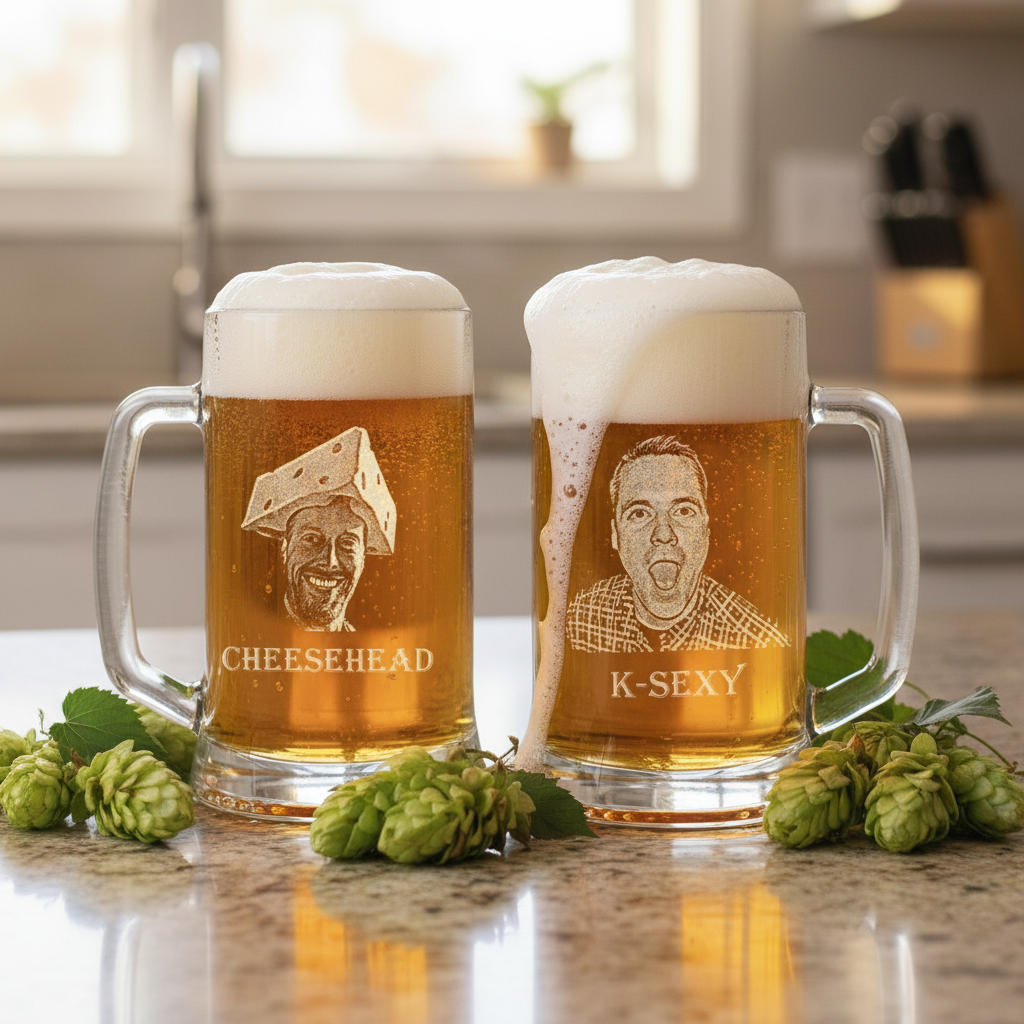 Custom Picture on Beer Mug