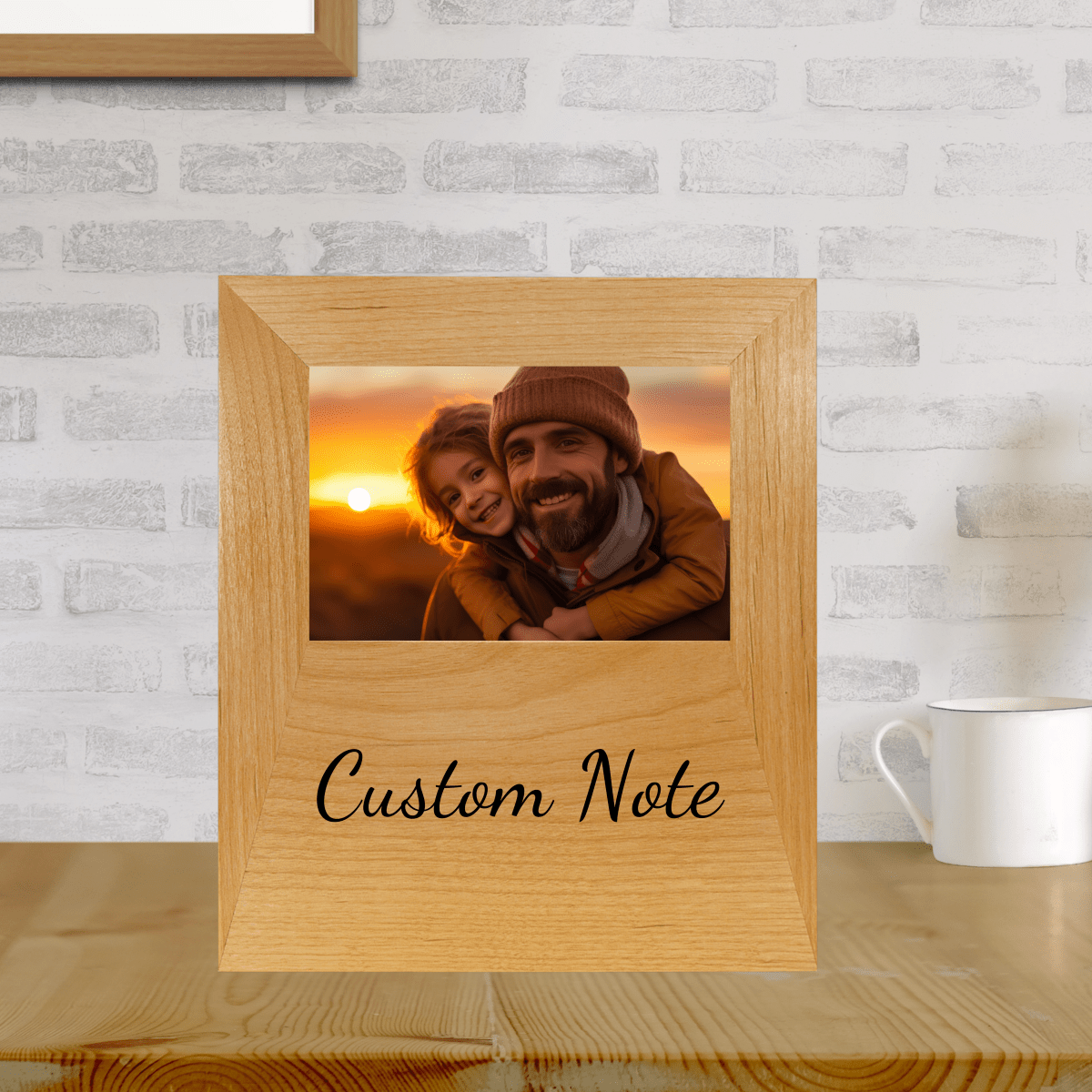 Unique Personalized Father's Love Custom Photo Frame Customized Picture Frame Gifts for Men by Groovy Guy