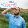 When Pigs Fly Golf Polo
