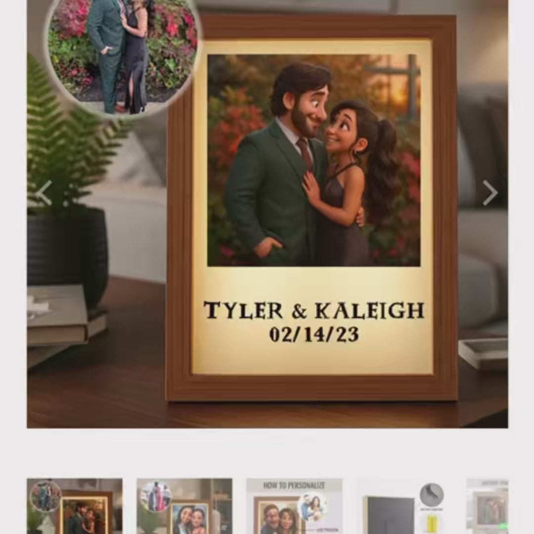 Animated Light-Up Picture Frame