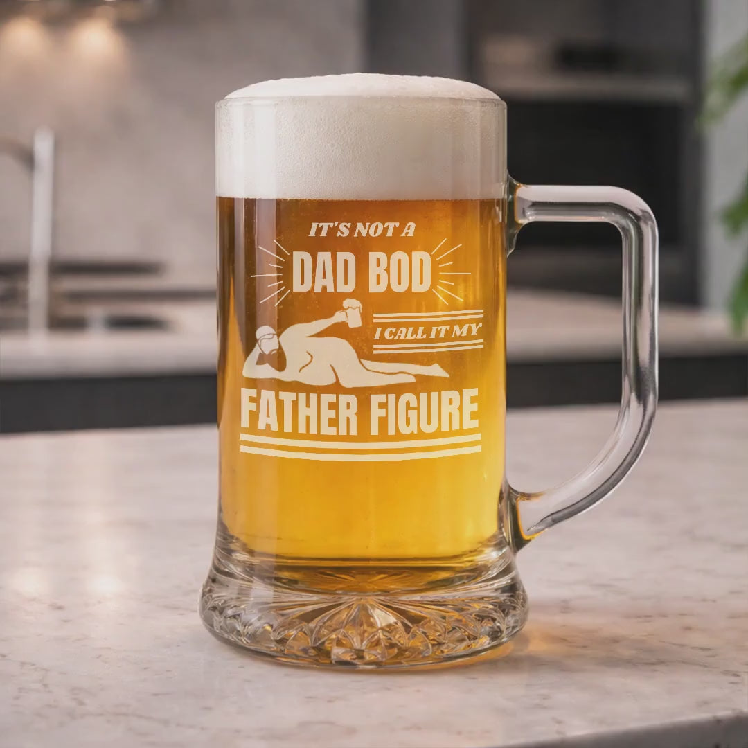 Father Figure Dad Beer Mug