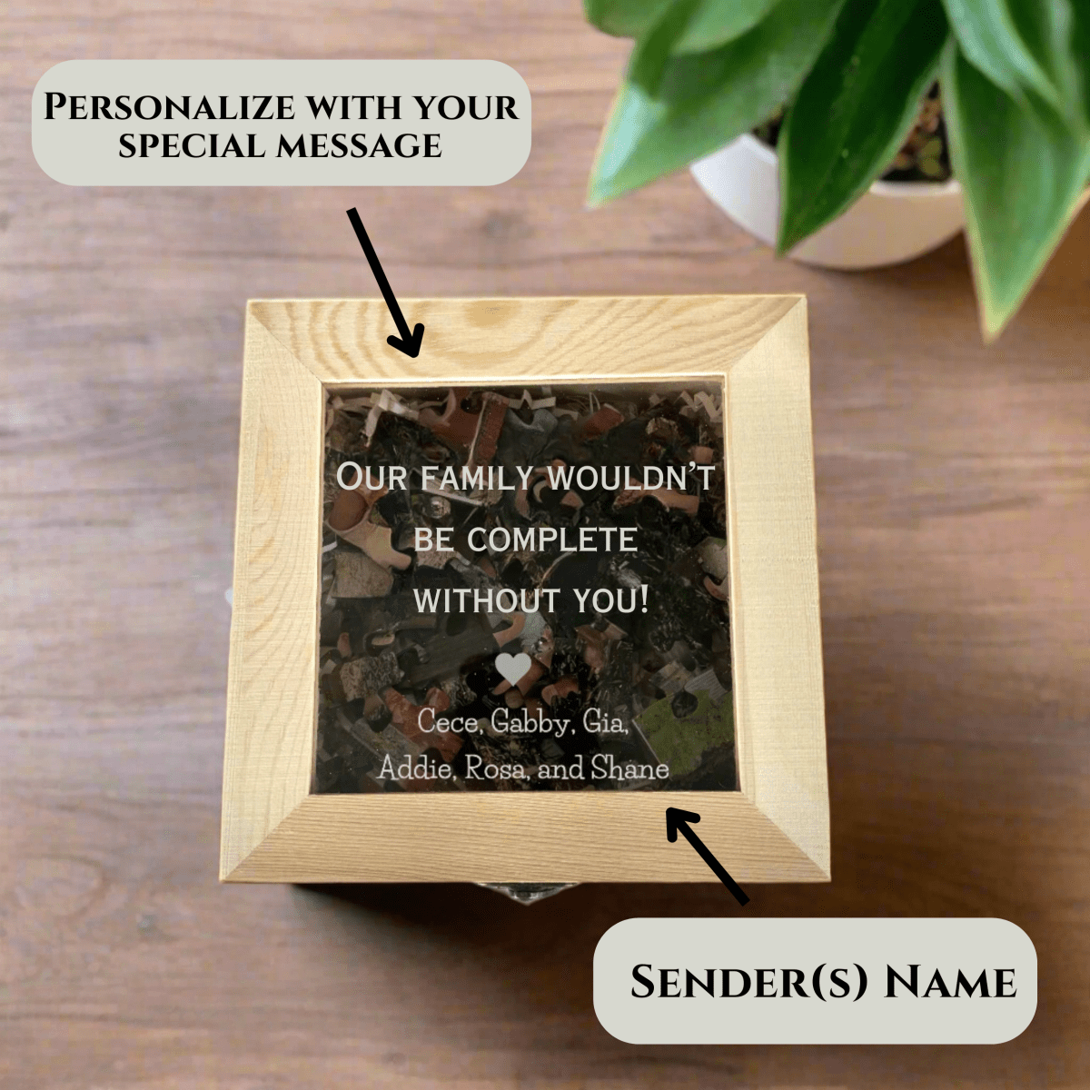 Unique Personalized Pieces of Love Puzzle Customized Fathers Day Gifts for Men by Groovy Guy