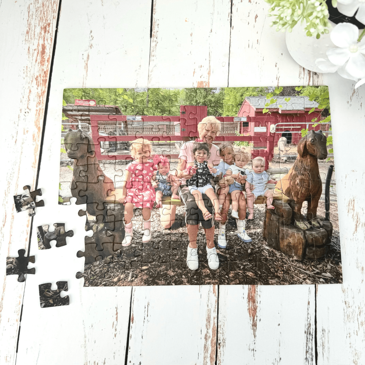 Unique Personalized Cherished Memories Photo Puzzle Customized Anniversary Gifts for Men by Groovy Guy