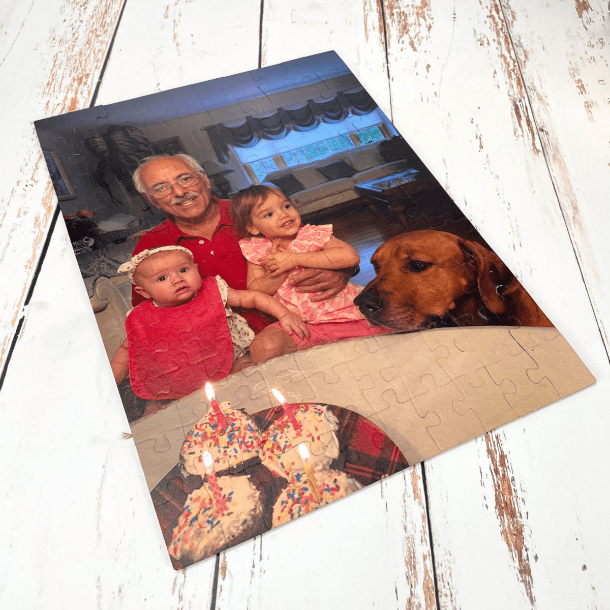 Unique Personalized Pieces of Love Puzzle Customized Fathers Day Gifts for Men by Groovy Guy