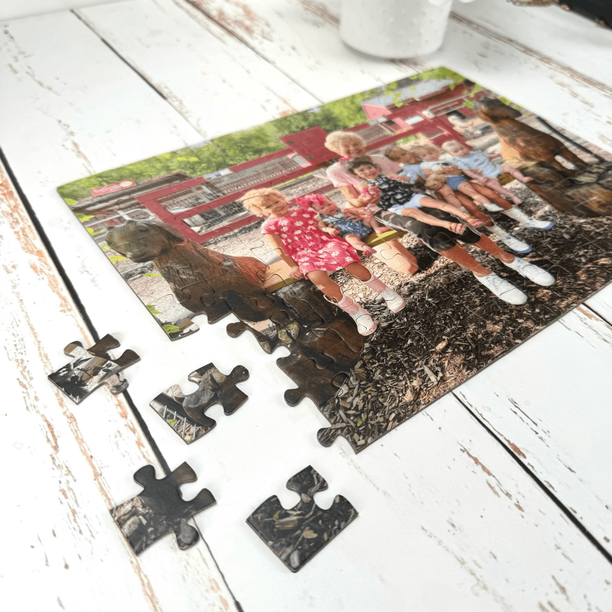 Unique Personalized Cherished Memories Photo Puzzle Customized Anniversary Gifts for Men by Groovy Guy