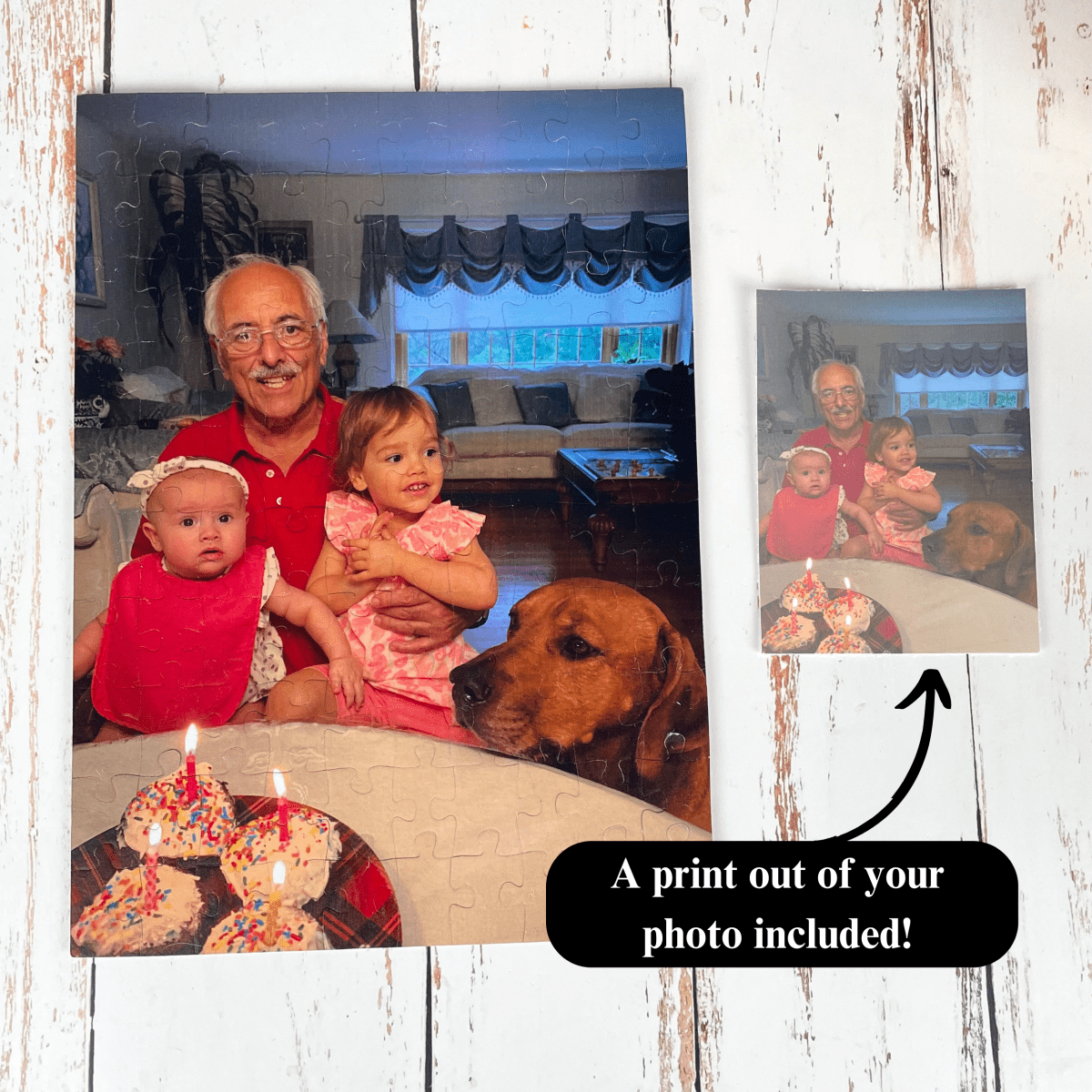 Unique Personalized Pieces of Love Puzzle Customized Fathers Day Gifts for Men by Groovy Guy