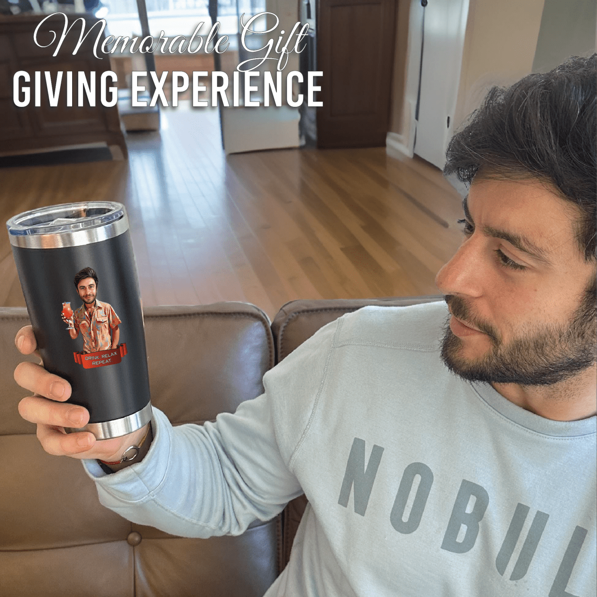 Unique Personalized Retirement Vibes Custom Tumbler Customized Gifts for Men by Groovy Guy