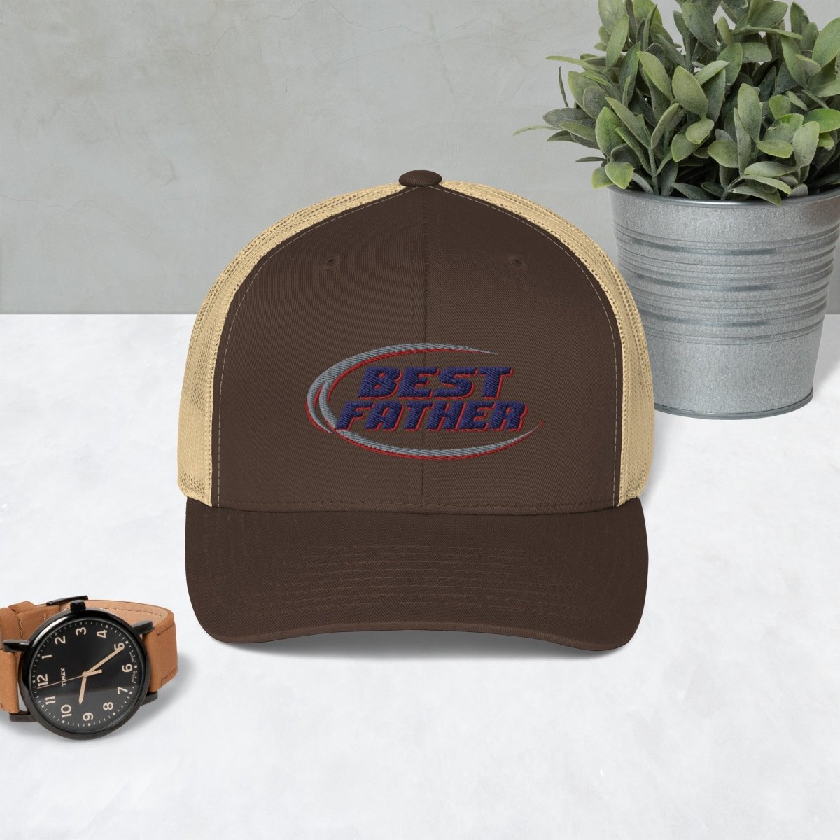 Unique Personalized Best Father Cap Customized Gifts for Men by Groovy Guy