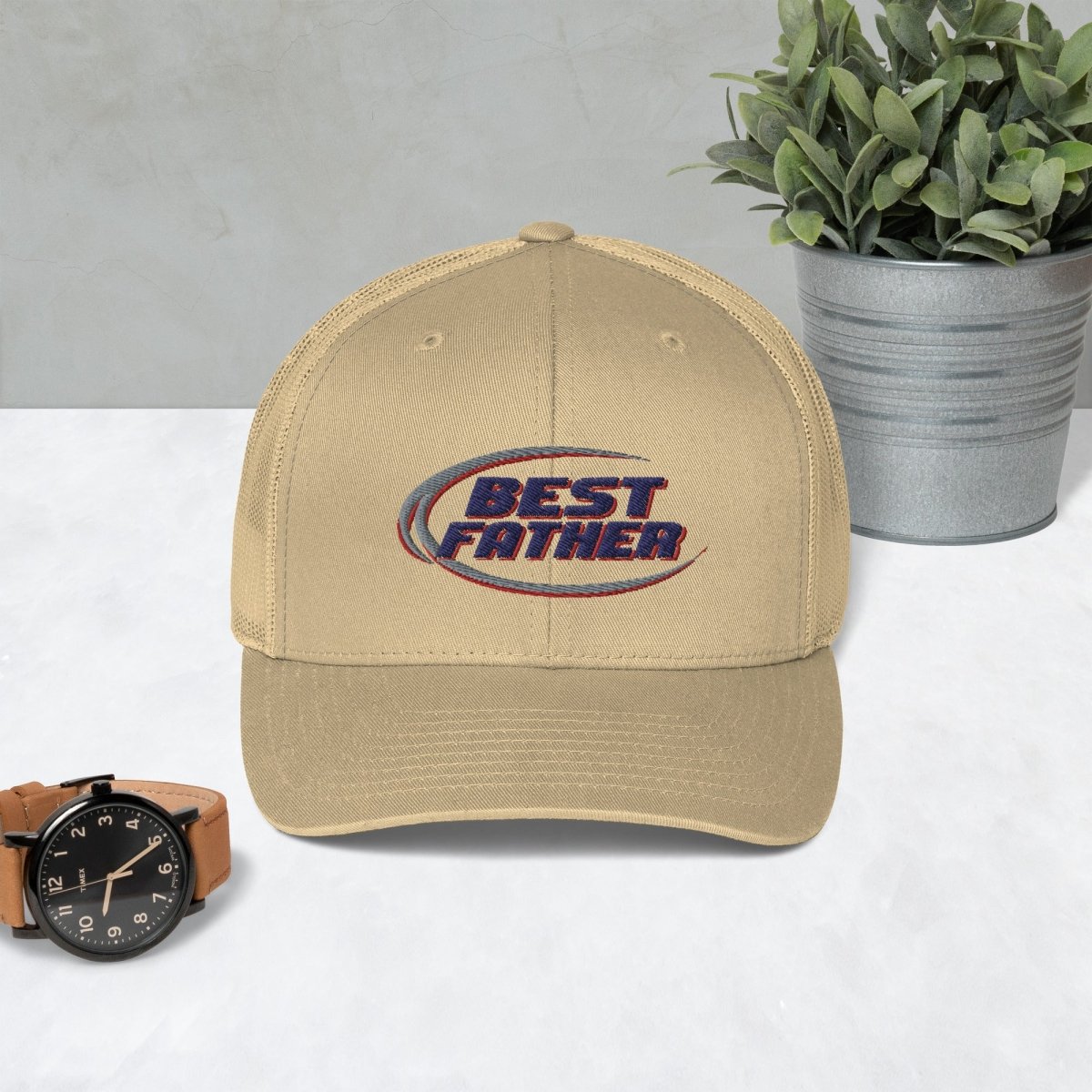 Unique Personalized Best Father Cap Customized Gifts for Men by Groovy Guy