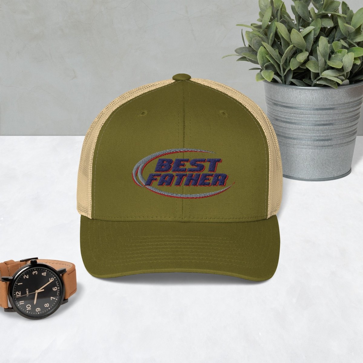 Unique Personalized Best Father Cap Customized Gifts for Men by Groovy Guy