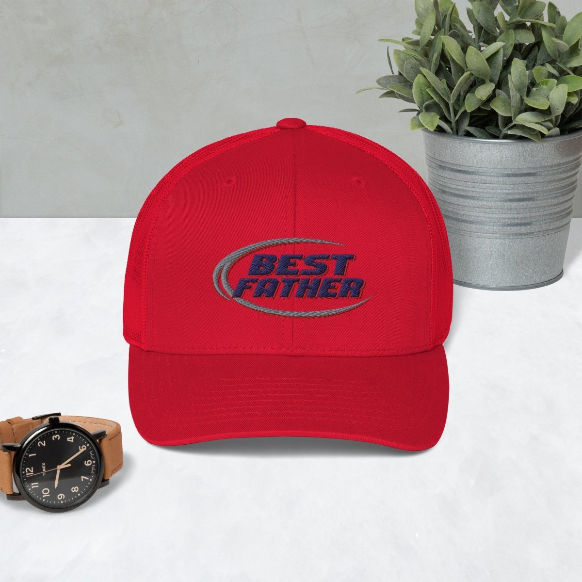 Unique Personalized Best Father Cap Customized Gifts for Men by Groovy Guy
