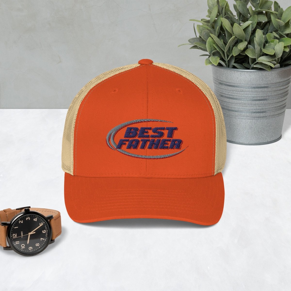 Unique Personalized Best Father Cap Customized Gifts for Men by Groovy Guy