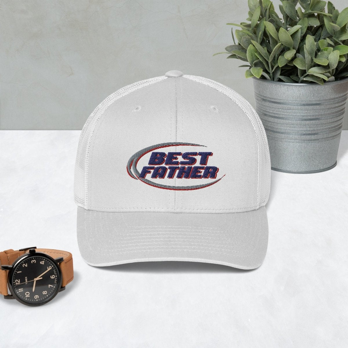 Unique Personalized Best Father Cap Customized Gifts for Men by Groovy Guy