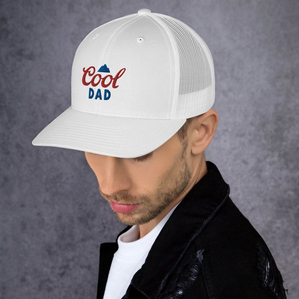 Unique Personalized Cool Dad Mountains Hat Customized Gifts for Men by Groovy Guy