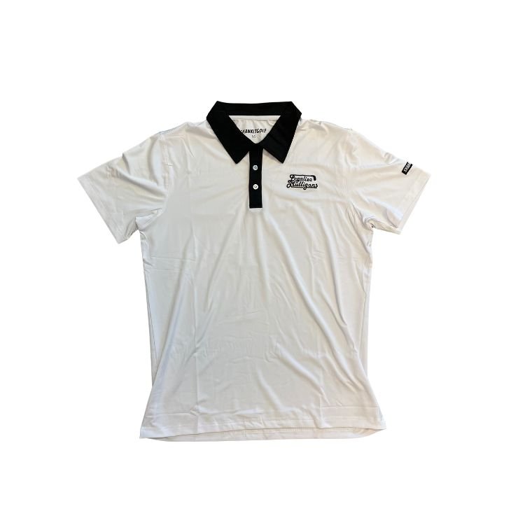 Unique Personalized Legalize Mulligans White Polo Customized Gifts for Men by Groovy Guy